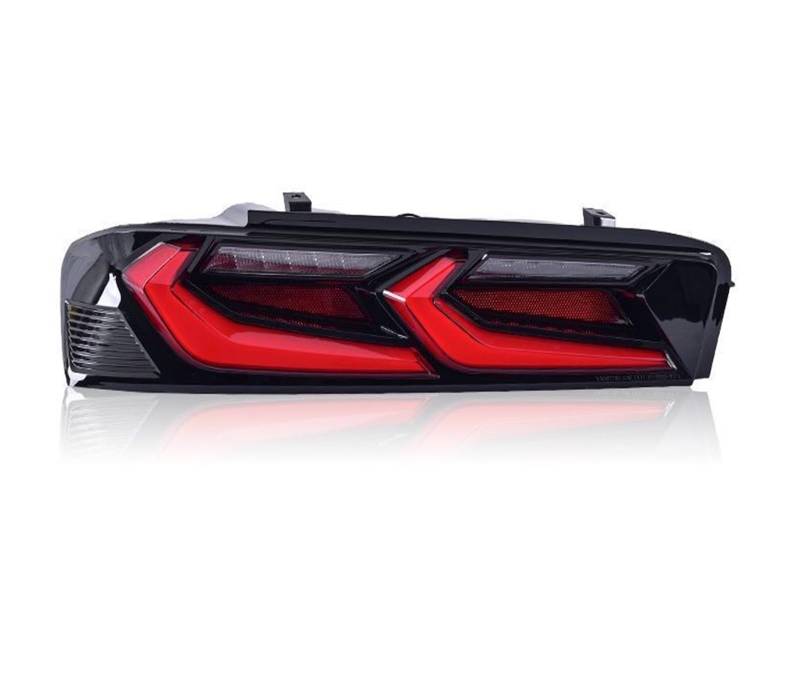 Hogen liwei Store Dynamische, sequentielle LED-Rücklichtbaugruppe, kompatibel mit Camaro 2016–2019, Upgrade auf kompatibel mit Rückleuchtengehäuse im Corvette-C8-Stil(Red) von Hogen