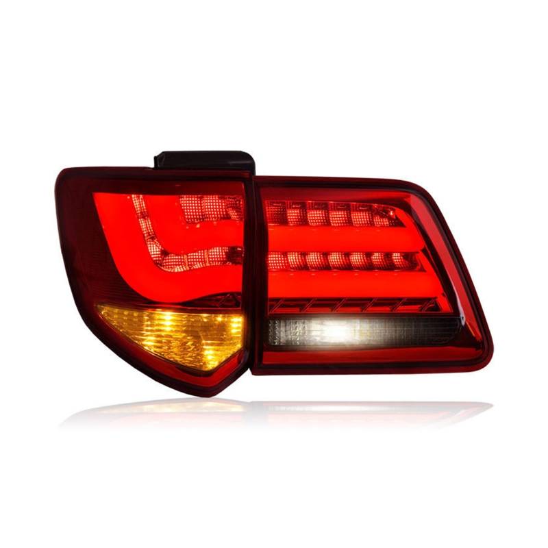 Hogen liwei Store LED-Rücklichtbaugruppe kompatibel mit Fortuner 2011–2015, verbessertes Rückleuchtengehäuse mit Bremsblinker von Hogen