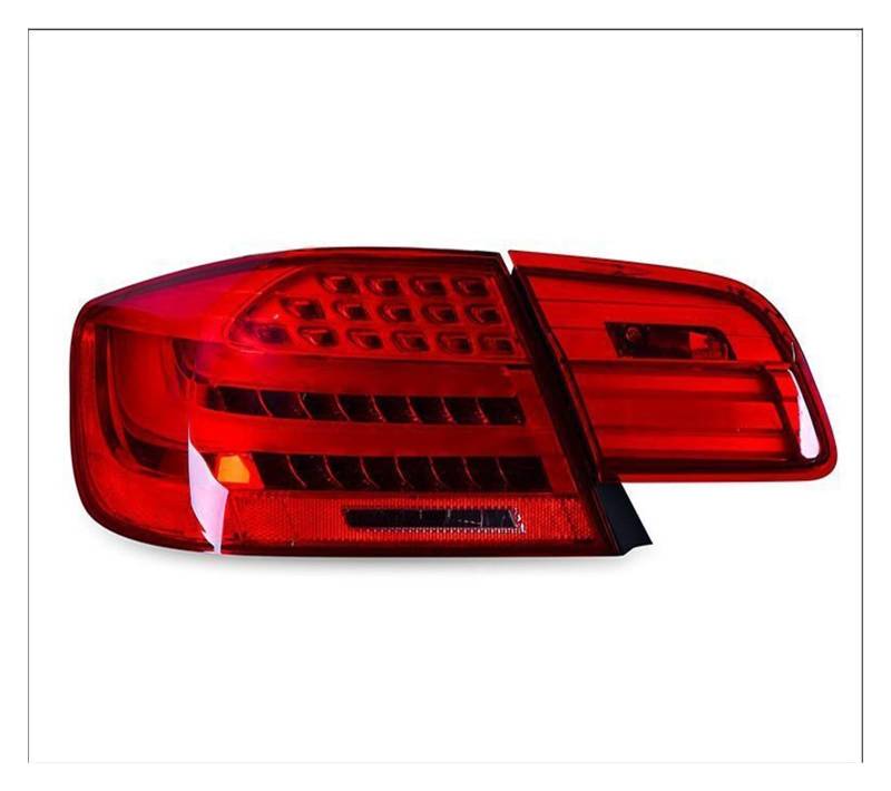 liwei Store Getönte LED-Rücklichteinheit, kompatibel mit BMW 3er-Serie E92 330i 335i M3, verbessertes Rückleuchtengehäuse mit dynamischem Blinker(Red) von Hogen