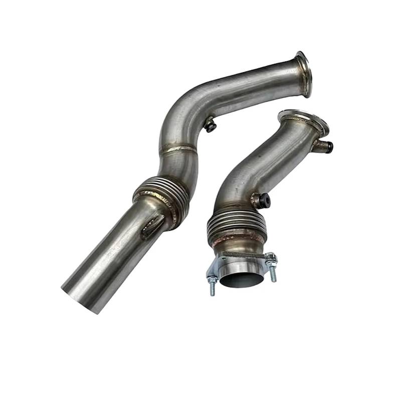 liwei Store Kompatibel mit BMW M2 M3 M4 F80 F82 F83 2015 Hochleistungs-Turbo-Catless-Downpipe-Auspuffkrümmer-Auspuffrohr K8-DP013-Auspuffsystem(K8-DP013) von Hogen