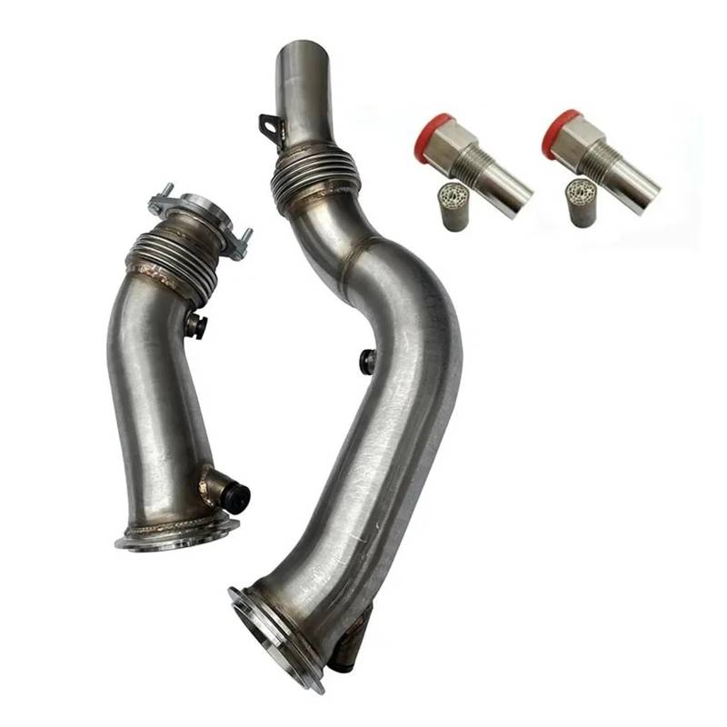 liwei Store Kompatibel mit BMW M2 M3 M4 F80 F82 F83 2015 Hochleistungs-Turbo-Catless-Downpipe-Auspuffkrümmer-Auspuffrohr K8-DP013-Auspuffsystem(K8-DP013-CEL) von Hogen