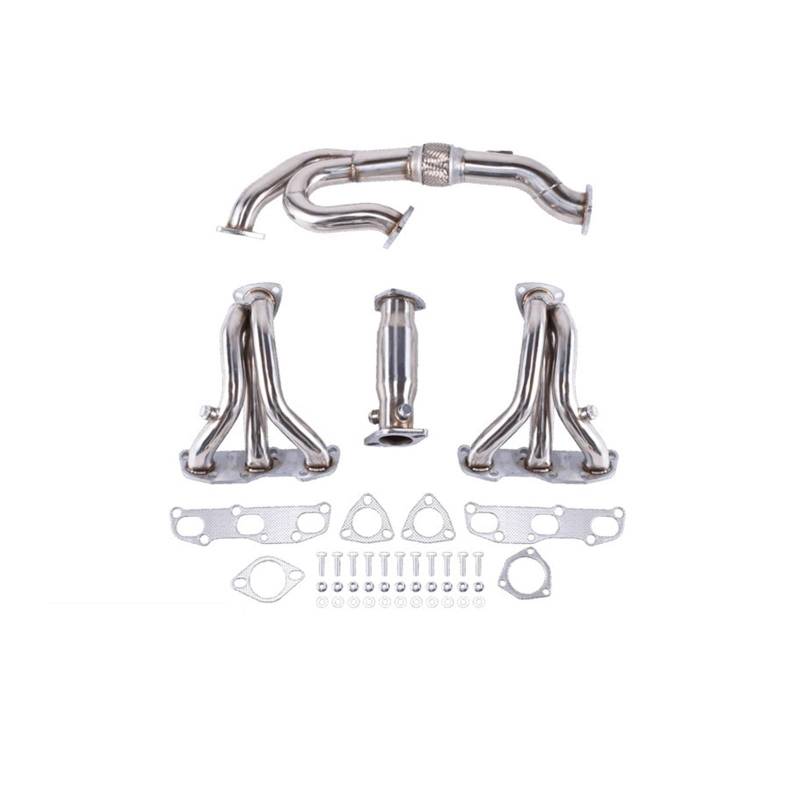 liwei Store Silber Edelstahl Abgaskrümmer Header for VQ35DE V6 PASST Kompatibel Mit Altima 3,5 L von Hogen