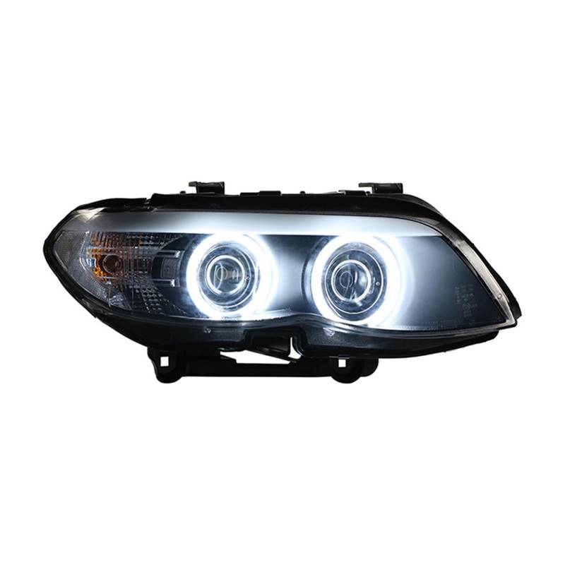 liwei Store Xenon-Projektor-Angel-Eye-Scheinwerferbaugruppe, kompatibel mit BMW X5 E53 2004–2006 DRL – Hochleistungs-Upgrade-Kit(R) von Hogen