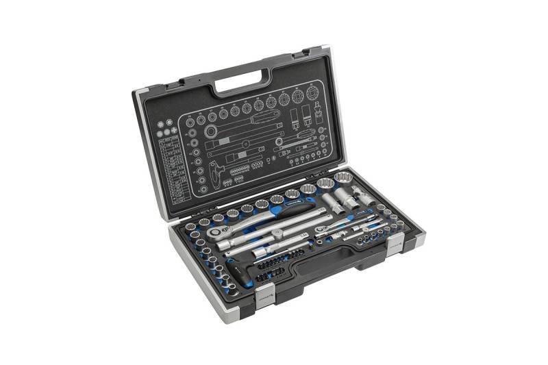 Hogert Technik Werkzeugset HT1R470 Werkzeugsatz,Steckschlüsselsatz,Werkzeug Set,Werkzeug Kit von Hogert Technik