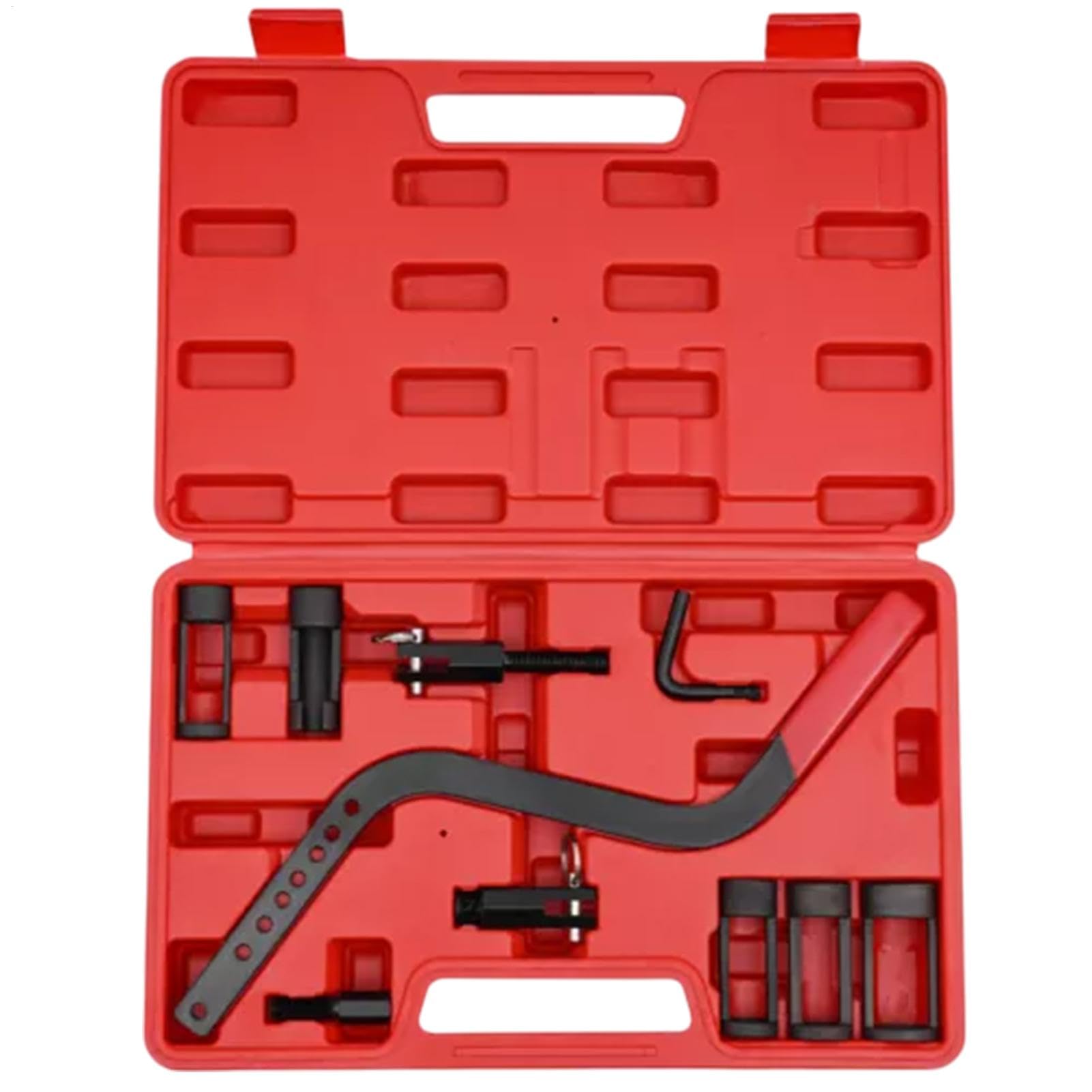 Hogvinnatil Ventilfeder -Kompressor -Werkzeug, Ventilfeder -Kompressor -Werkzeugkit | Overhead Cylinder Head Compressor Tool | CLAMP Installer Kit Collet Pusher -Adapter Fahrzeugausrüstung für die von Hogvinnatil