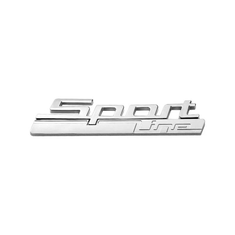 Auto Kotflügel Emblem,Aufkleber Seite Sport Line Luxury Line Logo kompatibel mit für BMW 520d 530d 330d 320d 518d F30 F10 G30 G20 E46 E39 F11 F32 (Sport Line) von HolaDemo