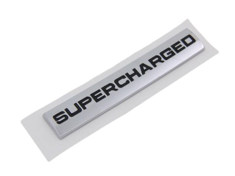 Supercharged Auto Emblem Decal Car Nummer hinter Buchstaben Aufkleber Badge 3D Stil von HolaDemo