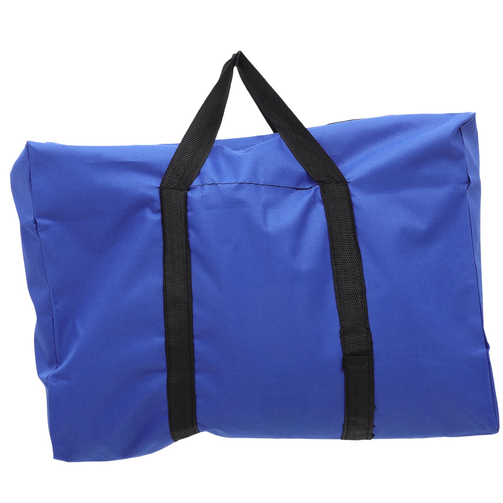 Holibanna Taschen große Einkaufstasche Landstreicher Übernachttasche Reisetasche ablagekörbe kühlkorb einkaufskorb Zip fahrbarer Leere Umzugskartons praktische Gepäcktasche Baumwolle Blue von Holibanna