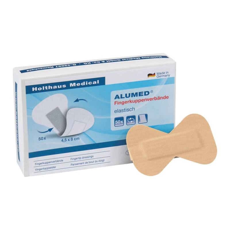 Holthaus Medical Alumed® Fingerkuppenverband 50 Stück elastisch 4,5 x 8 cm von Holthaus Medical