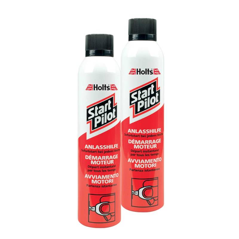 Holts 2X Kaltstarterhilfe Start Pilot Starthilfe Kaltstartspray Sprühdose Dieselmotor Benzinmotor Moterzubehör Motorspray Korrosionsschutz Motorschonend Batterieschonend 300 Ml 0002A von Holts