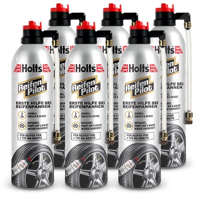 Holts 6x 500 ml Reifen Pilot von Holts