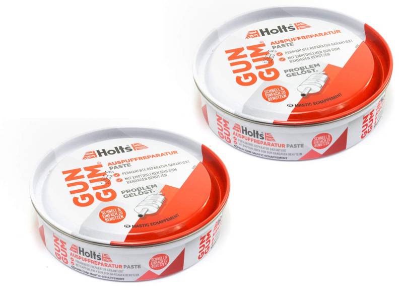 Holts Gun Gum Auspuff Dichtungspaste Masse 2 Stück á 200 g von Holts