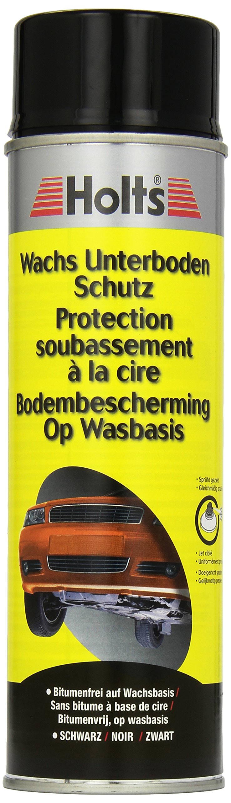 Holts Unterbodenschutz auf Wachsbasis, Schwarz 500ml von Holts