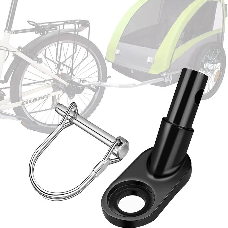 Homefantasy 1 Stück Fhrradanhänger Kupplung,Adapter Fahrradanhänger, Universal Fahrrad Anhängerkupplung,Leicht zu Zerlegen, Geeignet für Kinder, Haustiere, Fahrradanhänger. von Homefantasy