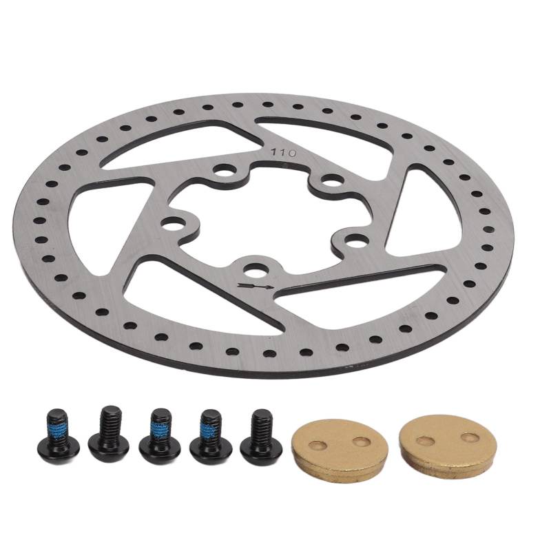 110 mm 5-Loch-Scheibenbremsrotor + Bremsbelag M365/1S/LITE Elektroroller Ersatzteile von Homepatche