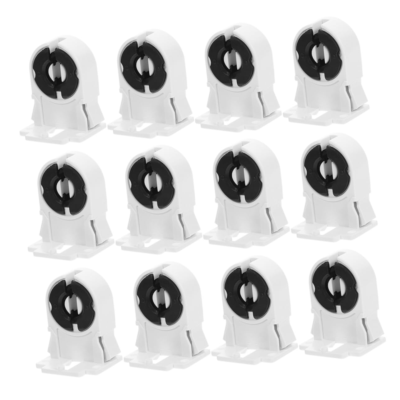 Homoyoyo 20pcs Leuchtstofflampenhalter Lampenfassung Zum Schrauben Lampenröhrenhalter Lichtadapter Lampenfassung Für Den Außenbereich Lampenfassung Für Heimlampen Lampenversorgung Stk von Homoyoyo