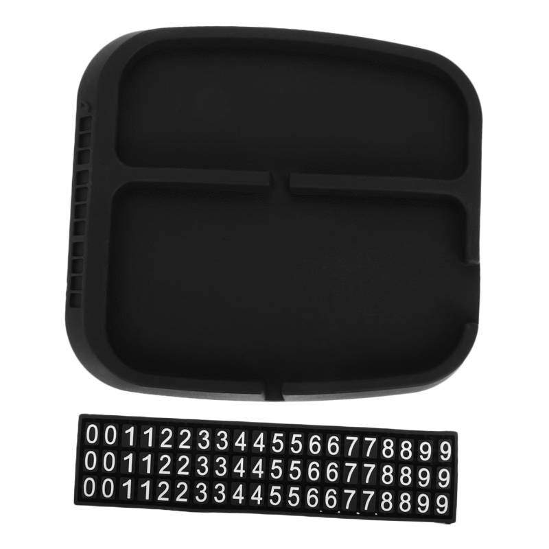 Homoyoyo Auto Anti-rutsch-Matte Auto-armaturenbrett-zubehör Armaturenbrettzubehör Für Autos Auto-armaturenbrett-Kissen Auto Armaturenbrett Pad Dashboard-Organizer Black Kieselgel von Homoyoyo