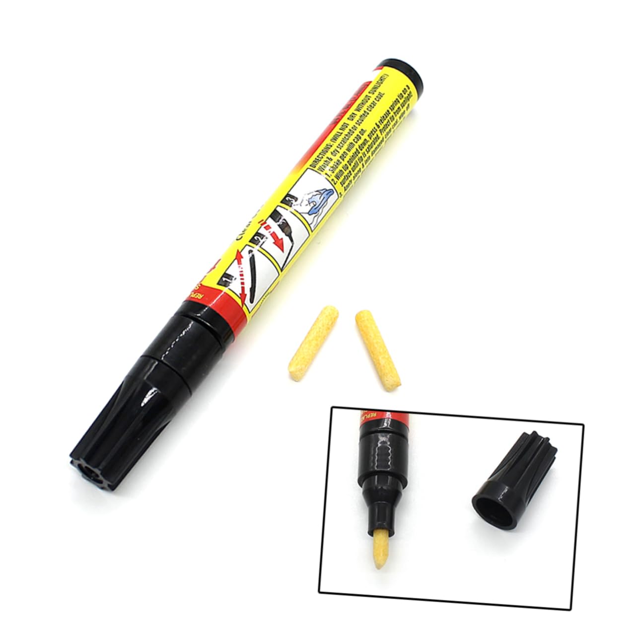 Homoyoyo Auto Lackstift Transparent - Kratzer Entferner Für Auto - Reparaturstift Für Lackschäden Car Scratch Filler & Sealer Pen Effektiver Scratch Remover Für Ihr Fahrzeug von Homoyoyo