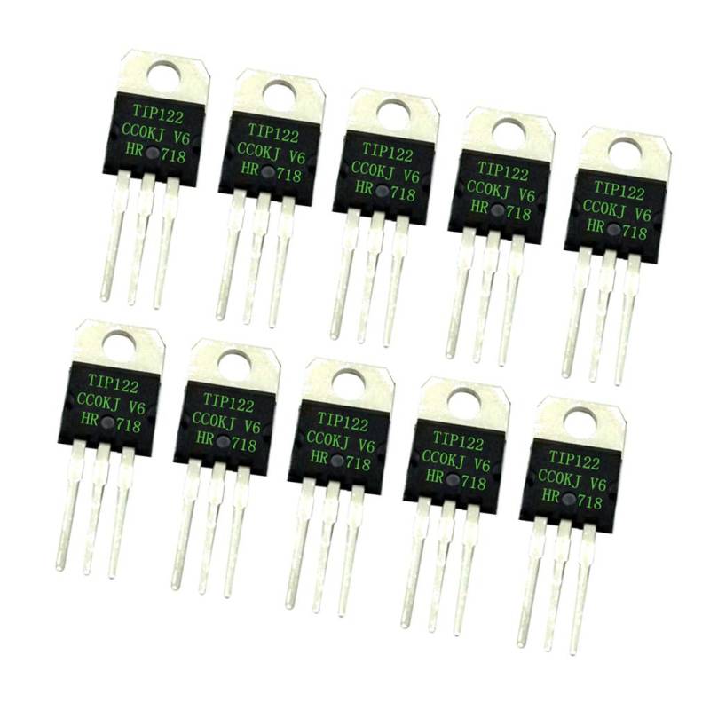 10 Stk. Tip122 Darlington Transistor Halbleitervorrichtung 5a / 100v Npn von Homyl