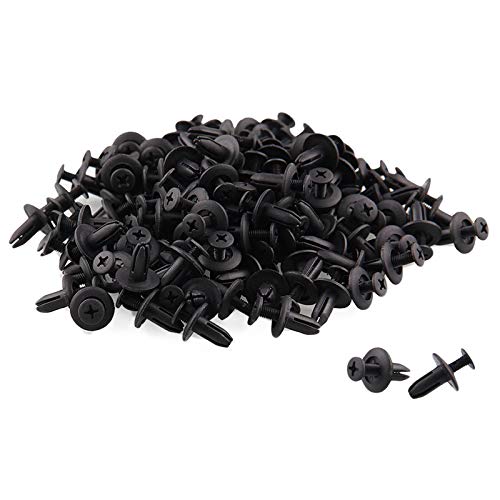 HondoKet 120 X 6 Mm Auto Kunststoff Nieten Lochdurchmesser Verschluss Stossstange Druecken Pin Clips von HondoKet