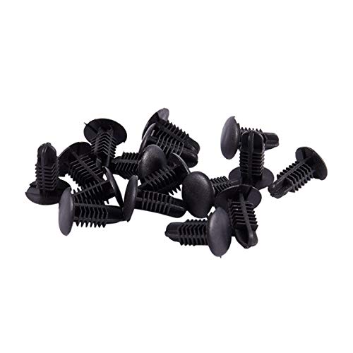 HondoKet 16 StüCk Kunststoffnieten Clip 4Mm X 5Mm X 15Mm Schwarz von HondoKet