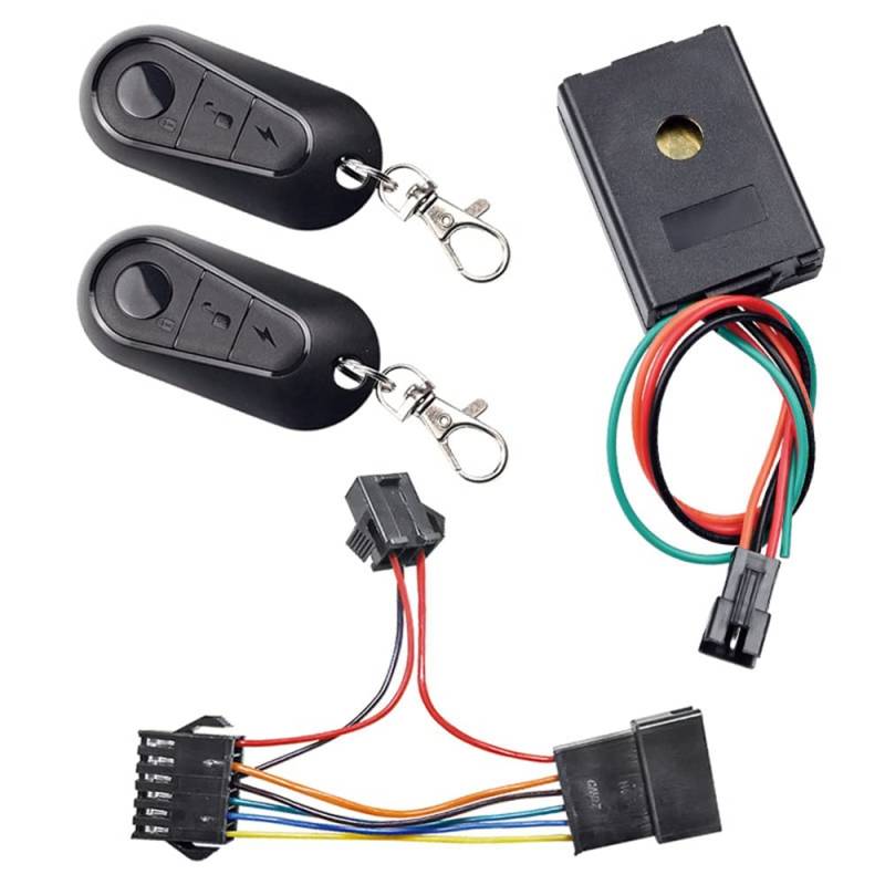 HondoKet E-Bike Alarm System 36V 48V 60V 72V mit Doppel Schalter für Elektrisches Fahrrad Motorrad Scooter BüRstenloser Kontrolleur von HondoKet