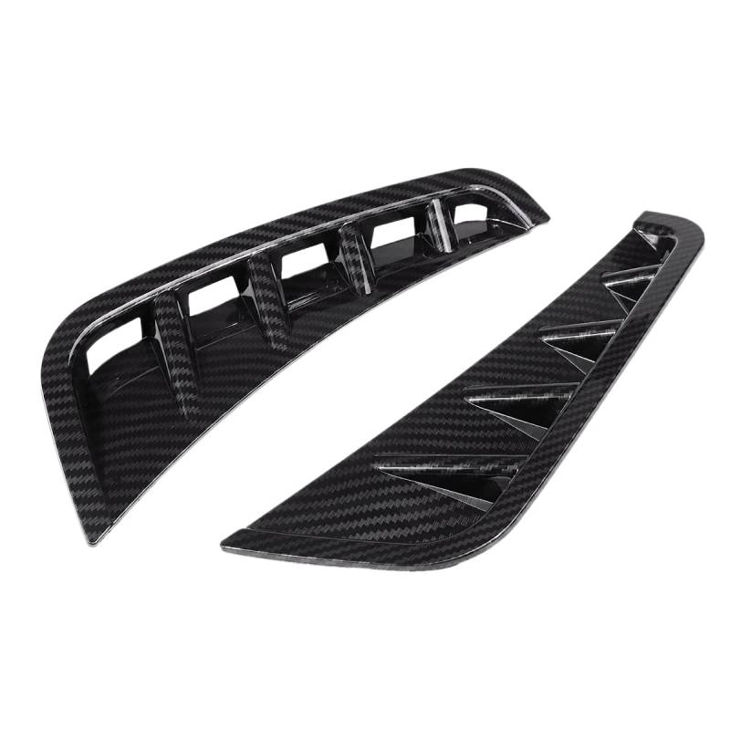 HondoKet Front StoßStange Seitliche Luft BelüFtung Spoiler Splitter Canard für C W205 C63 C180 C200 C260 C300 C180L C200L 2019+ von HondoKet