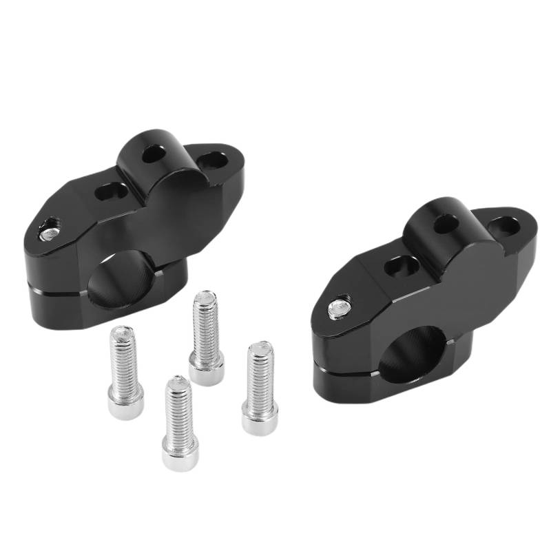 HondoKet Universal Motorrad Lenker Riser für 22Mm Lenker Klemme für Schwarz von HondoKet