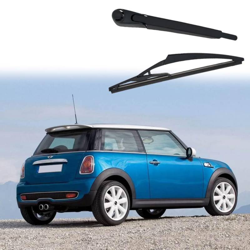 Heckscheibenwischer für Mini Cooper R56 2007-2015, Auto Heckscheibenwischerarm Scheibenwischer Wischblattsatz & -blatt Scheibenwischer Fit für Mini Cooper R56 2007-2015 (2007-2015 MINI Cooper R56) von Honeyhouse