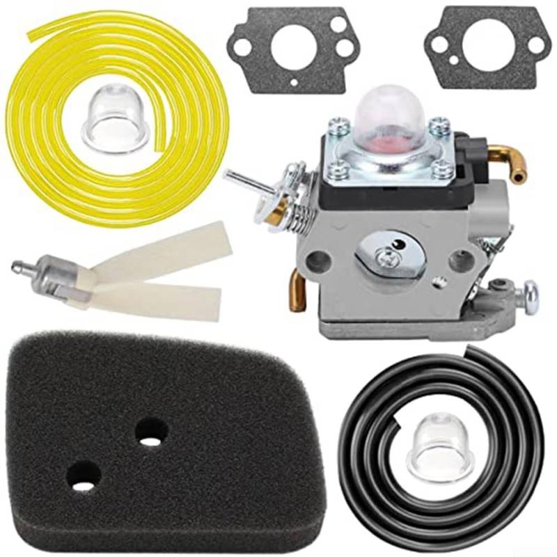 9-teiliges Vergaser-Kit für HS 122HD45 122HD60 522HD60S 522HDR60 Heckenschere Ersatzset Kompatibel mit Jonsered HT2223T HT2218 von Honseadek