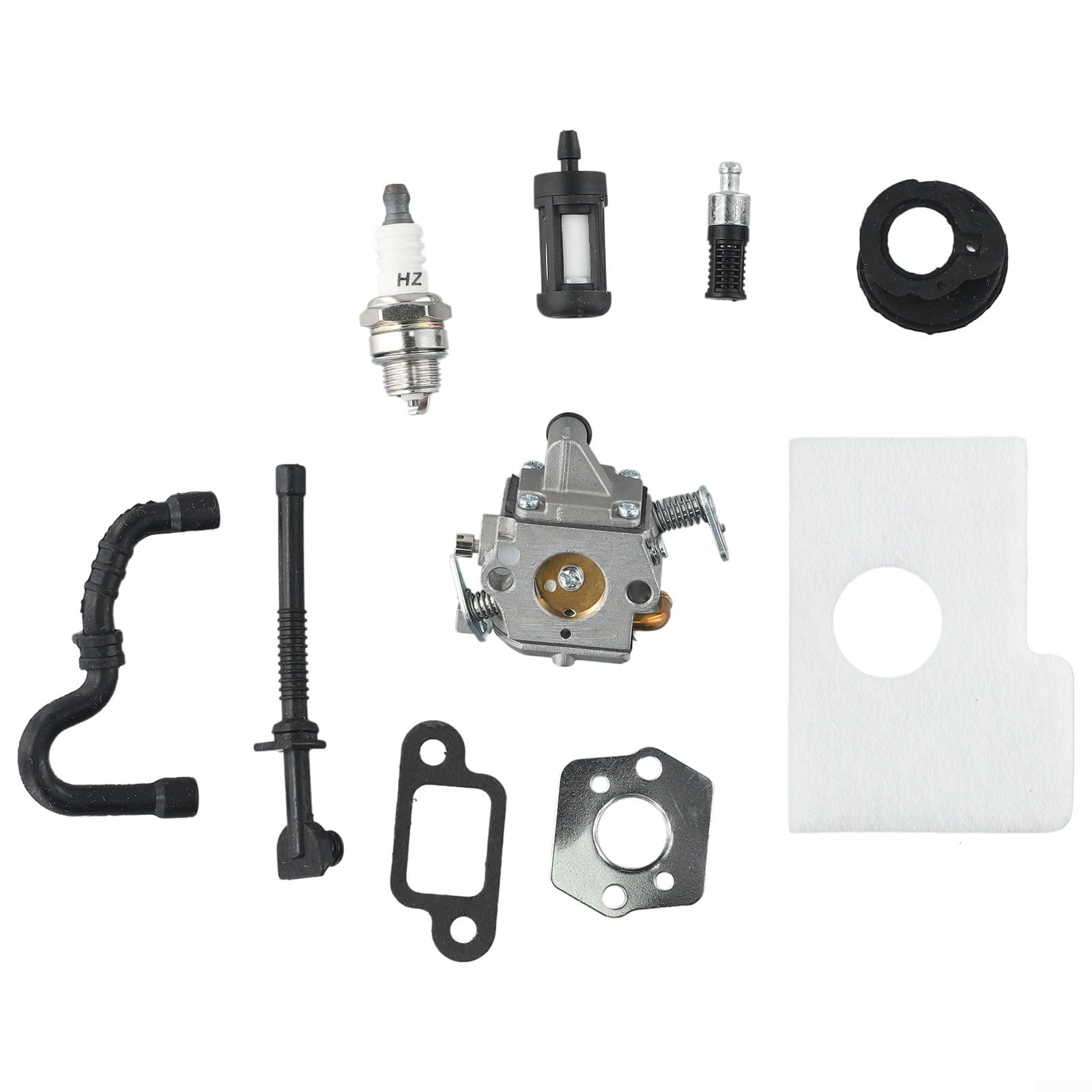 Honseadek Kettensägen-Vergaser-Ersatz-Set, mit Luftfilter, Heizölleitung für MS180C MS170 017 018 Modelle Tune Up Kit von Honseadek