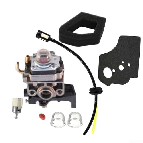 Honseadek Vergaser Luftfilter Kit für GX25 GX35 UL425 UMS425 UMK425 Trimmer Generator, Ersatzteile Set mit Dichtung, Kraftstoffleitungsfilter, Glühbirnen von Honseadek