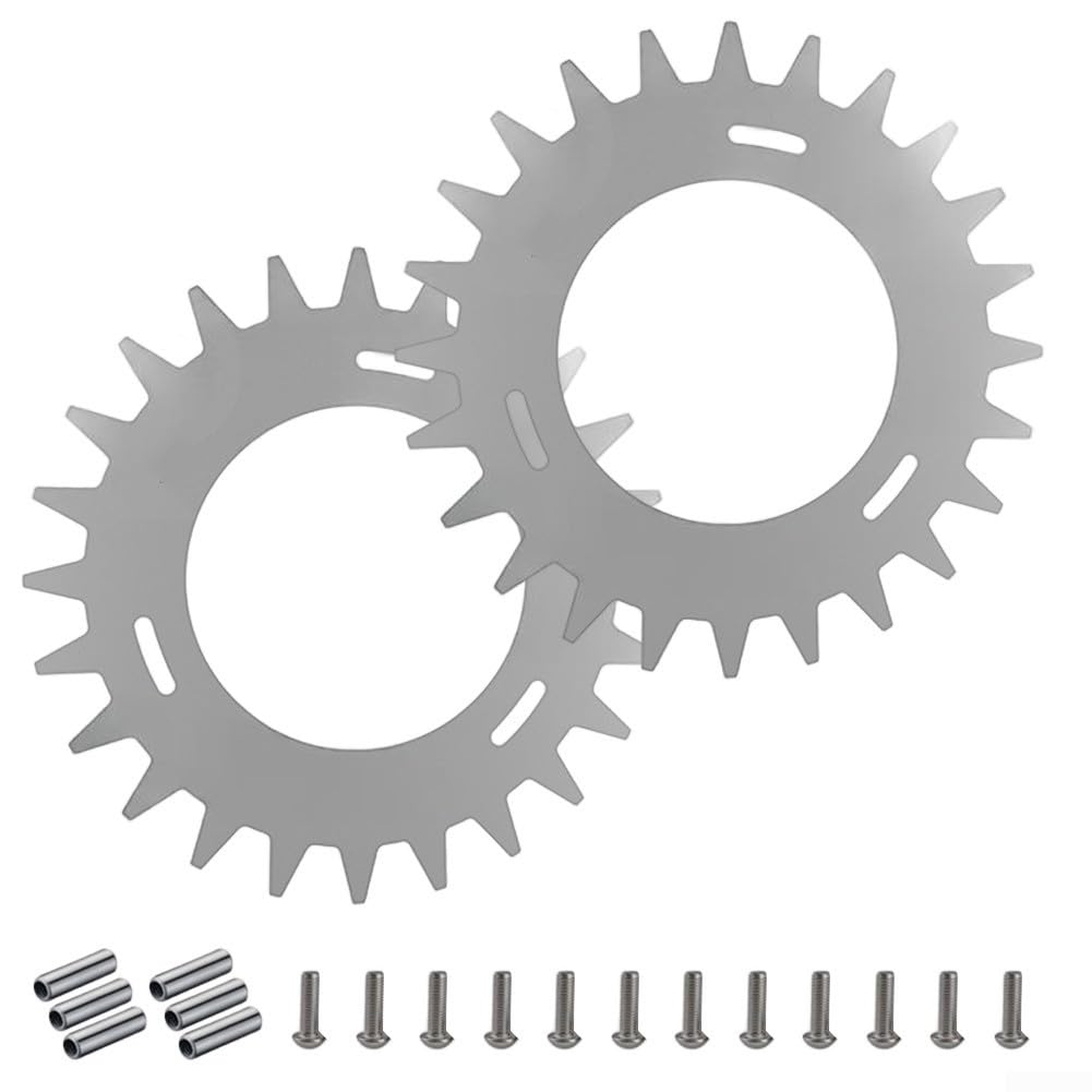 Rasenmäher-Roboter, Metall, Anti-Rutsch-Spikes für Segway Navimow H500E, H800E, H1500E und H3000E-VFH500E Modelle, Metallspikes-Set von Honseadek