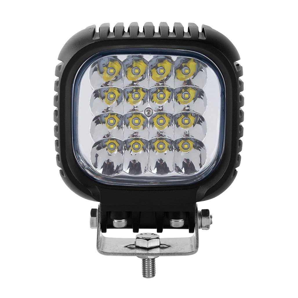 Hooma 48 W quadratische LED-Lichtleiste für Traktor-Arbeitsscheinwerfer, kompatibel mit Hagie D400-Eff. 2016 Fendt 310 Vario (6000 K weißer Strahl) von Hooma