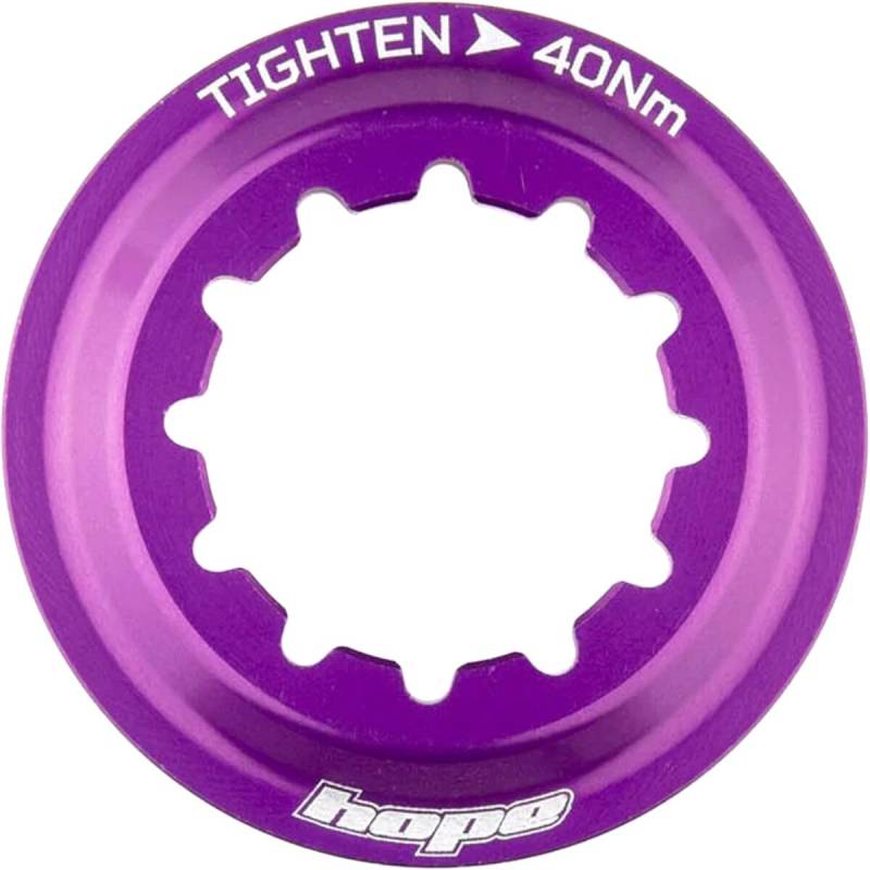 Hope Centre Lock Disc Brake Rotor Lockring - Violett von Hope