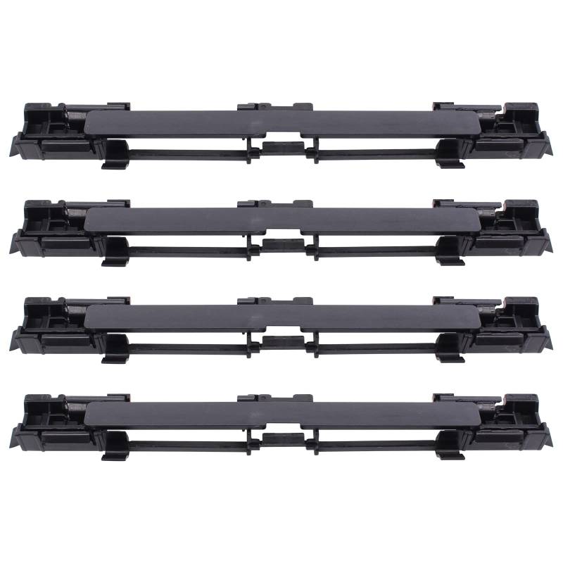 HouYeen Dachträger Abdeckleiste Zierleiste für Opel Astra H Zafira B 2004-2010, 4 Stück, Schwarz, Auto, Pkw, TRANSPORT_RACK, Railing Mount, ABS von HouYeen