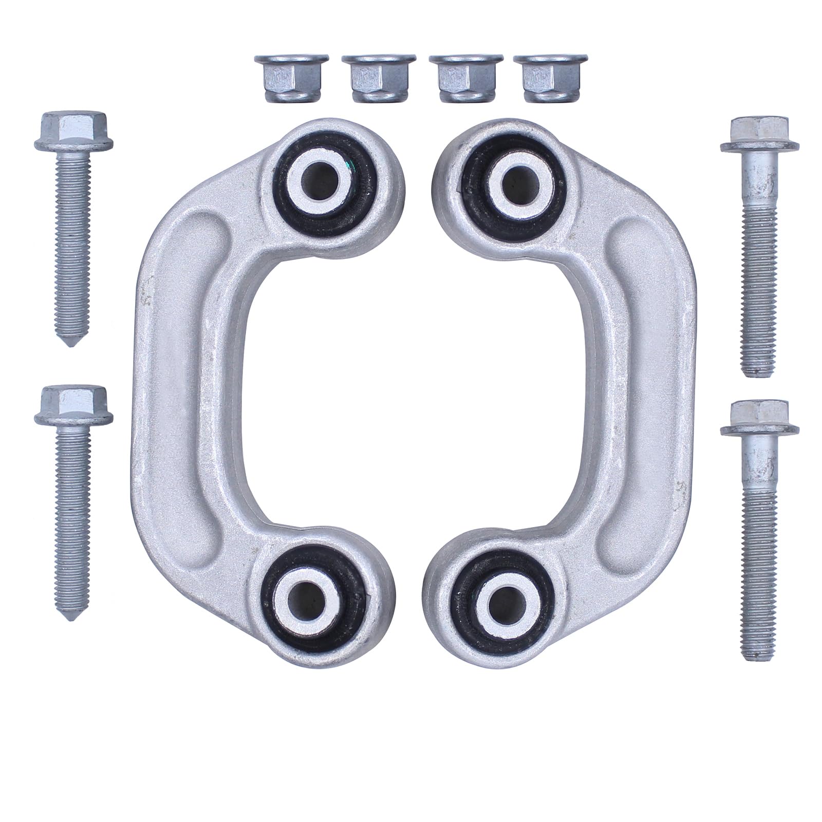 HouYeen Stabilisator für vorne links und rechts, Stabilisator mit Schrauben und Muttern für Audi A6 C6 A8 D3 2002-2011 von HouYeen