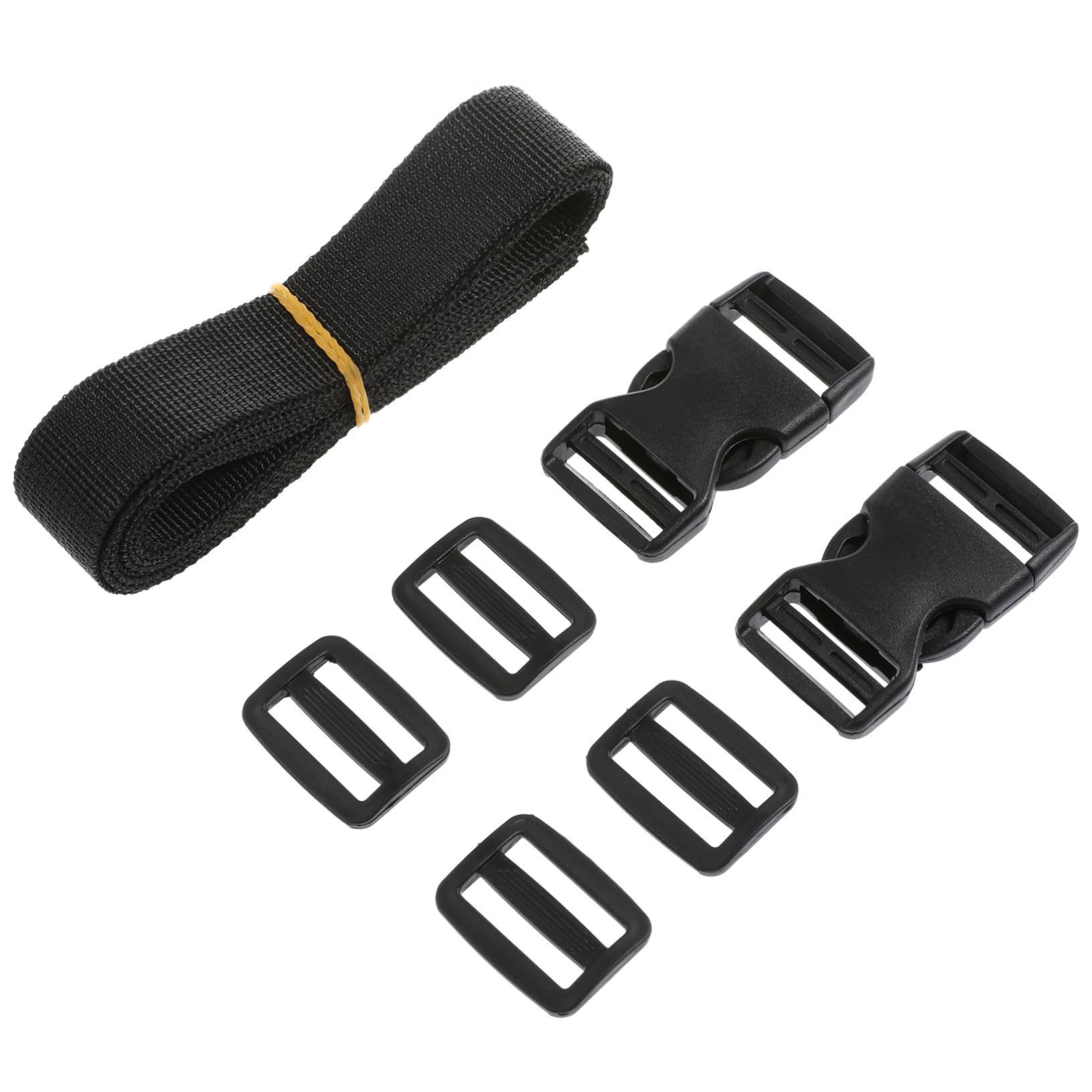 Housoutil 2St Gurt spannband spannriemen zurrbänder Gepäckbefestigung Gepäckhalter während Gürtel Auto Buggy Motorroller zubehör Wagen Gepäckband Verpackung Fester Riemen Polypropylen Black von Housoutil