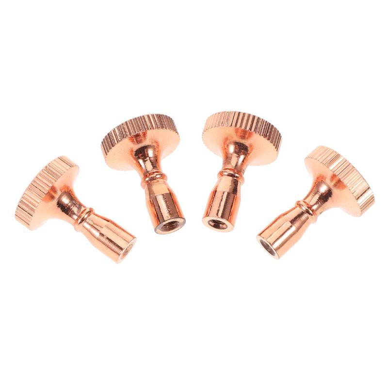 Housoutil 4 Stück Lampenkopf-knopfschalter Lüfterlicht Stecker Dimmschalter Austausch Des Lampenlichtschalters Steckdosen Auslauf Dimmbare Led-glühbirnen Pendelleuchte Kabel Kupfer Rose Gold von Housoutil