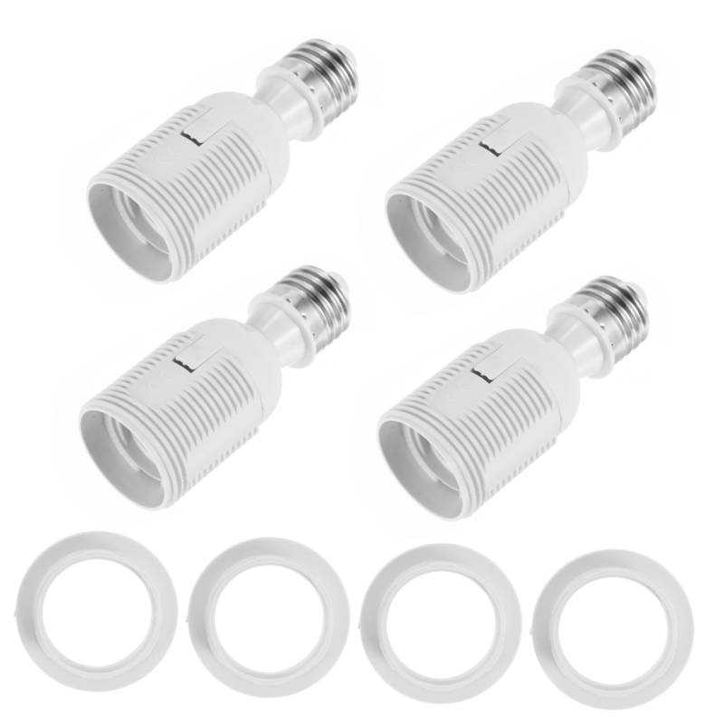 Housoutil E27 Lampenfassung Adapter Set Lampen Sockel Extender Lampenhalter Konverter Für Verschiedene Leuchtmittel von Housoutil