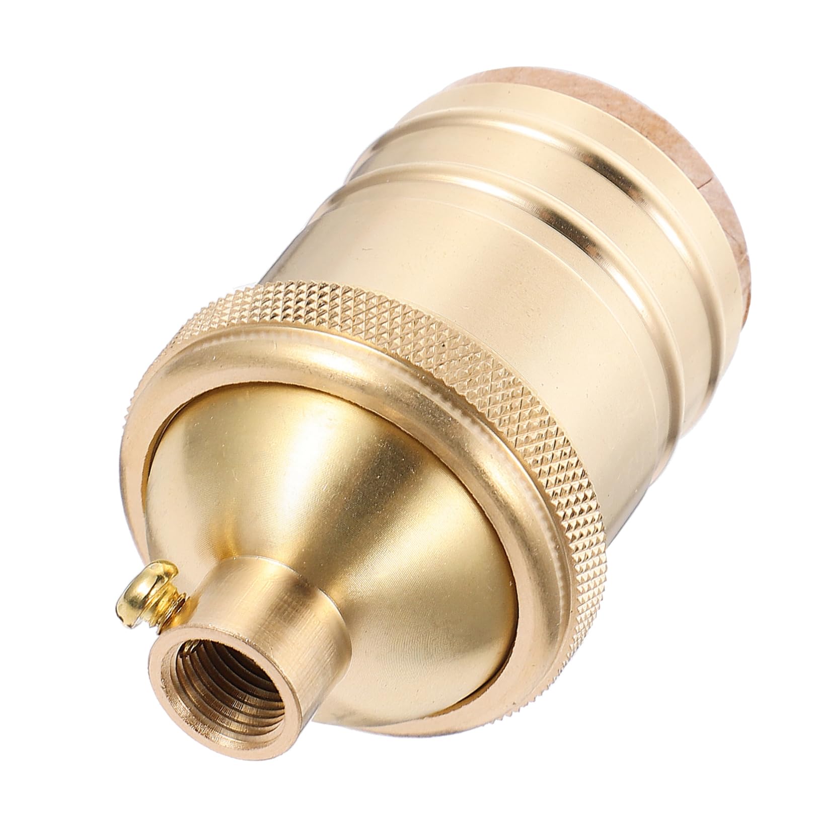 Housoutil Retro-Lampenfassung aus Kupfer Glühbirne Stecker Schlüssel Befestigung Buchse lampe vintage lampe retro Vintage-Lampe vintage lampe Fassungshalter für Lampen Licht Steckdose Golden von Housoutil