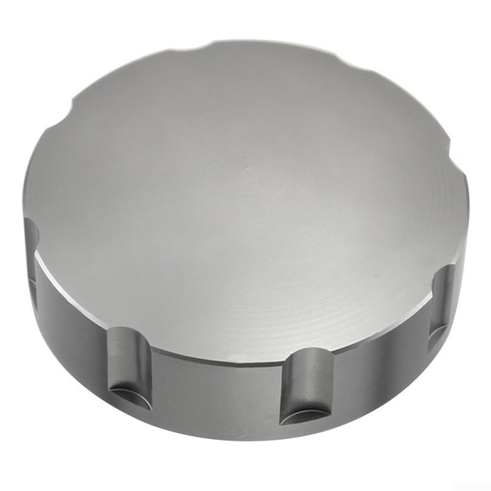 HpLive Motorrad Tankdeckel Abdeckung CNC Aluminium Tankdeckel Öleinfülldeckel Zubehör für Motorräder(Titanium) von HpLive