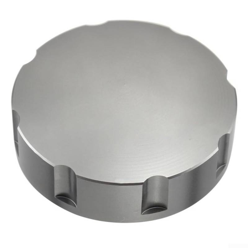 HpLive Motorrad Tankdeckel Abdeckung CNC Aluminium Tankdeckel Öleinfülldeckel Zubehör für Motorräder(Titanium) von HpLive