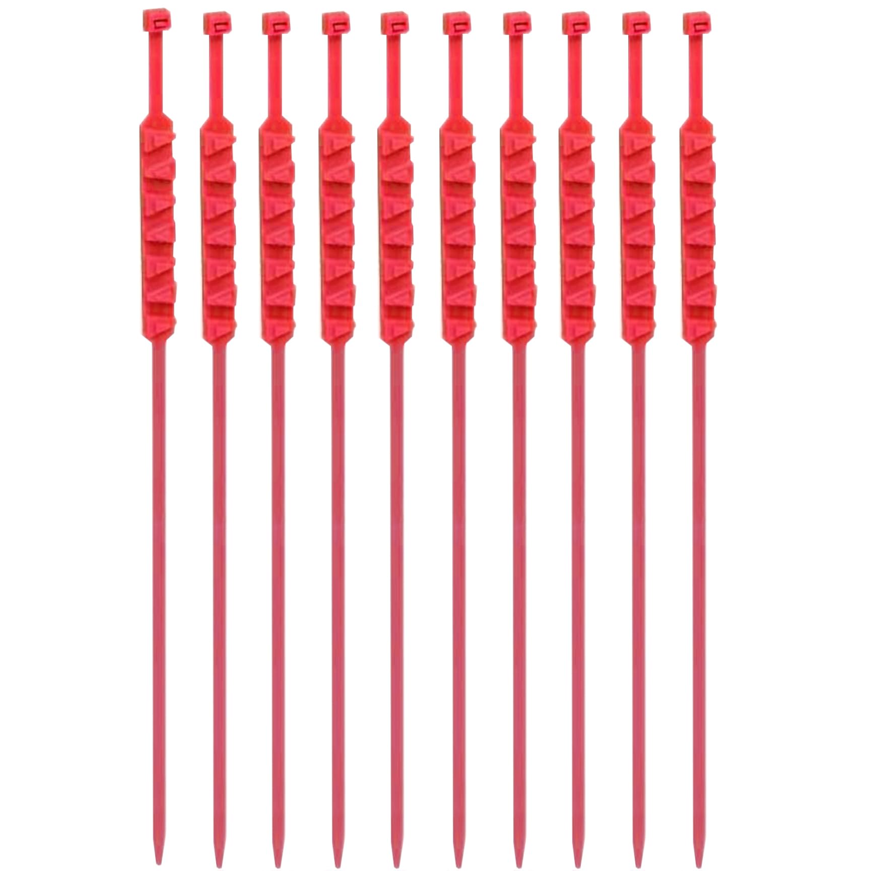 10pcs Schneeketten für E-Bike-Motorrad-Motorrad-Schneeschnee für Autos für Autos Reifenketten Universal Radketten für Schnee Multi-Layer-Zähne Winter Schneereifenketten, rote Schneereifenketten von Hperu