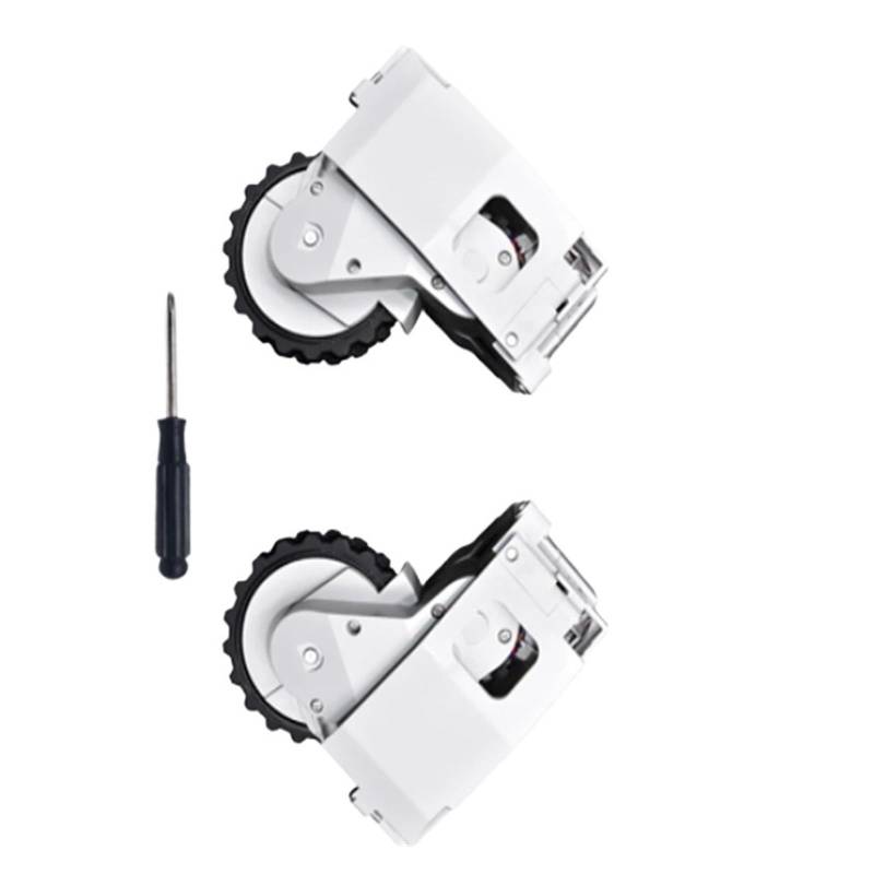 Laufrad, kompatibel mit Xiaomi Mijia Mi 1s SDJQR01RR SDJQR02RR SDJQR03RR Roboter-Staubsauger, Ersatzzubehör for linkes und rechtes Rad (Color : Left And Right wheel) von HqteK