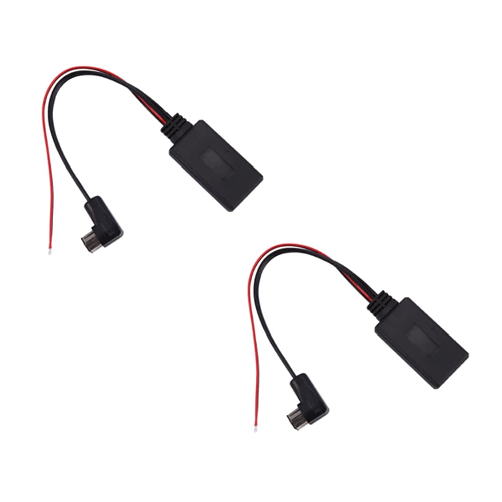 Hreyywo 2-Teiliger Kabelloser Auto-Bluetooth-Audiokabel-Adapter für Pioneer Ip-Bus 11-Poliger Bluetooth-Aux-Receiver-Adapter von Hreyywo