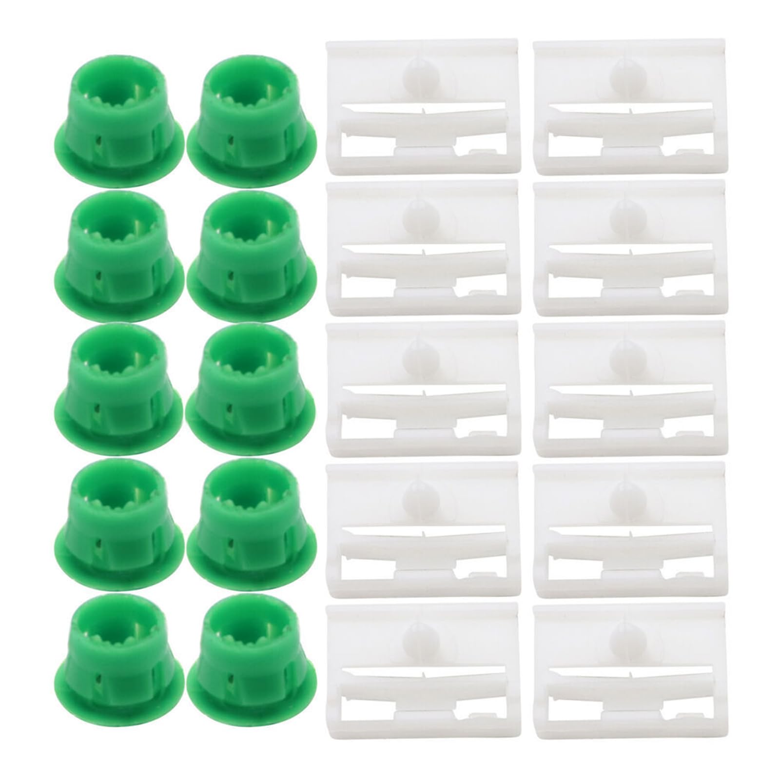 Hrtyvhin 20Pcs Auto Seite Sill Rock Verschluss Clips Mit Ösen Für E32 E46 E90 51711932996 Fahrzeug Körper Kunststoff Reparatur Halterungen von Hrtyvhin