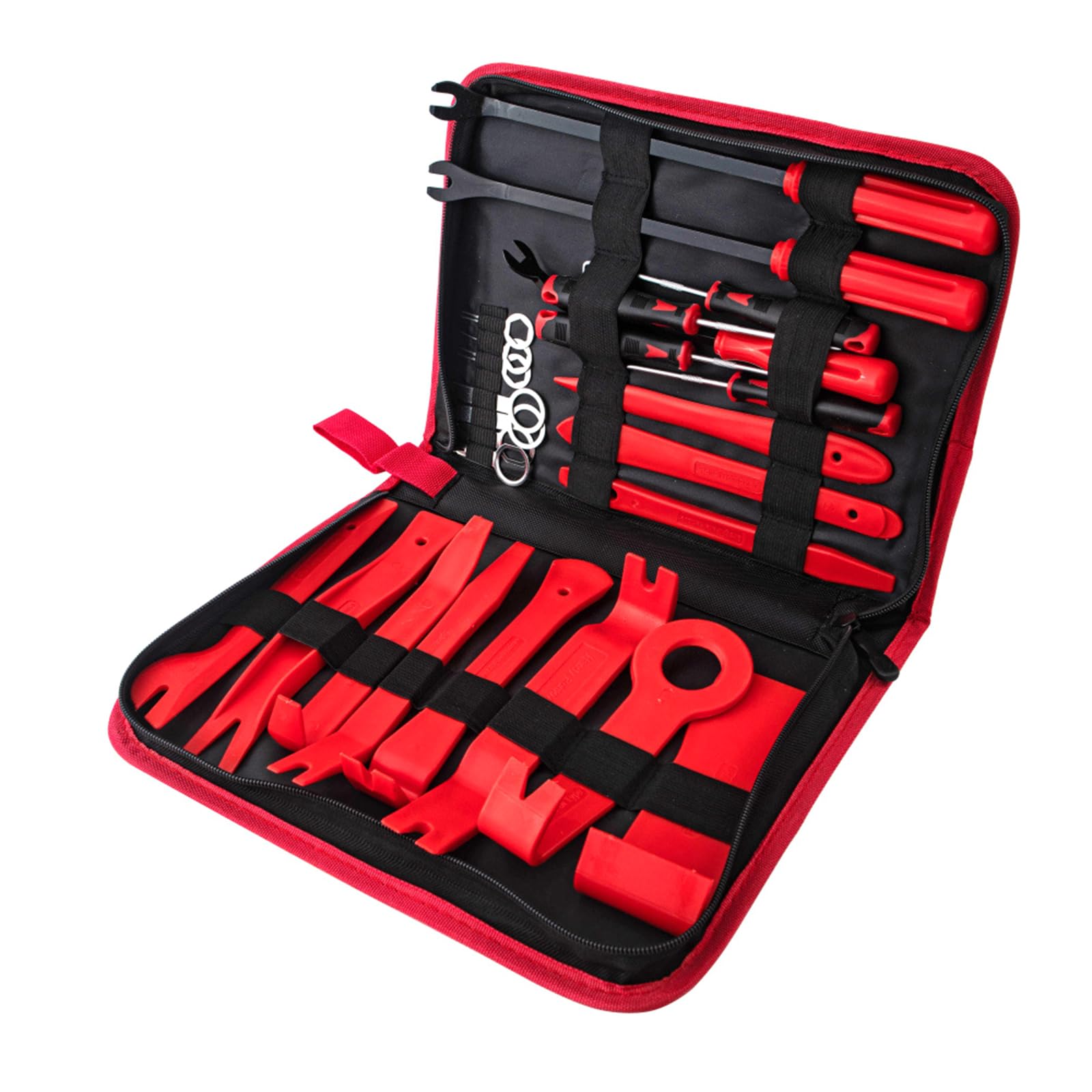 Hrtyvhin 25 Stück Auto Trim Removal Tools Car Panel Dashboard Radio Removal Installer Pry Tools Polster Entfernung von Hrtyvhin