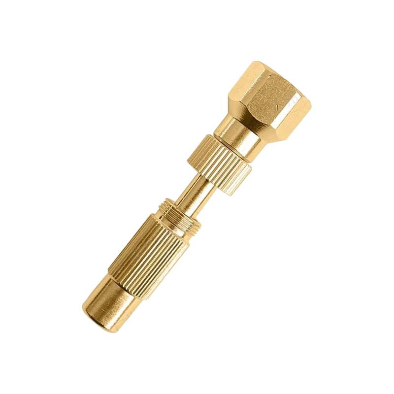 Hrtyvhin Solid Messing QuickConnects Reifenventile Clip Düsen Klemmen 1/4NPT Dicker Kupferhütten Inflatorpumpenadapter von Hrtyvhin