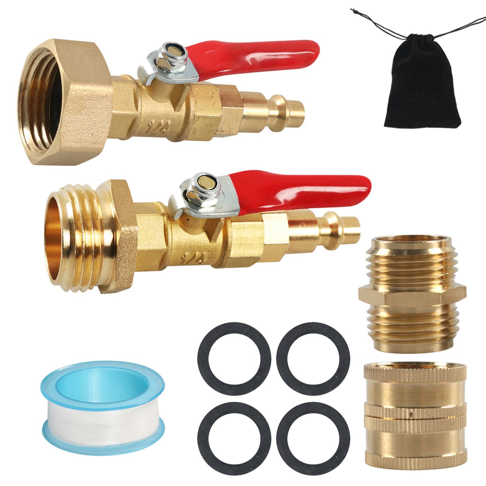 Hrtyvhin Überwinterungs Ausblasadapter Sprinkler Überwinterungs Ausblasadapter Mit 1/4'' Schnellanschlussstecker Und 3/4" Gewinde von Hrtyvhin